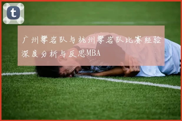 广州攀岩队与杭州攀岩队比赛经验深度分析与反思MBA